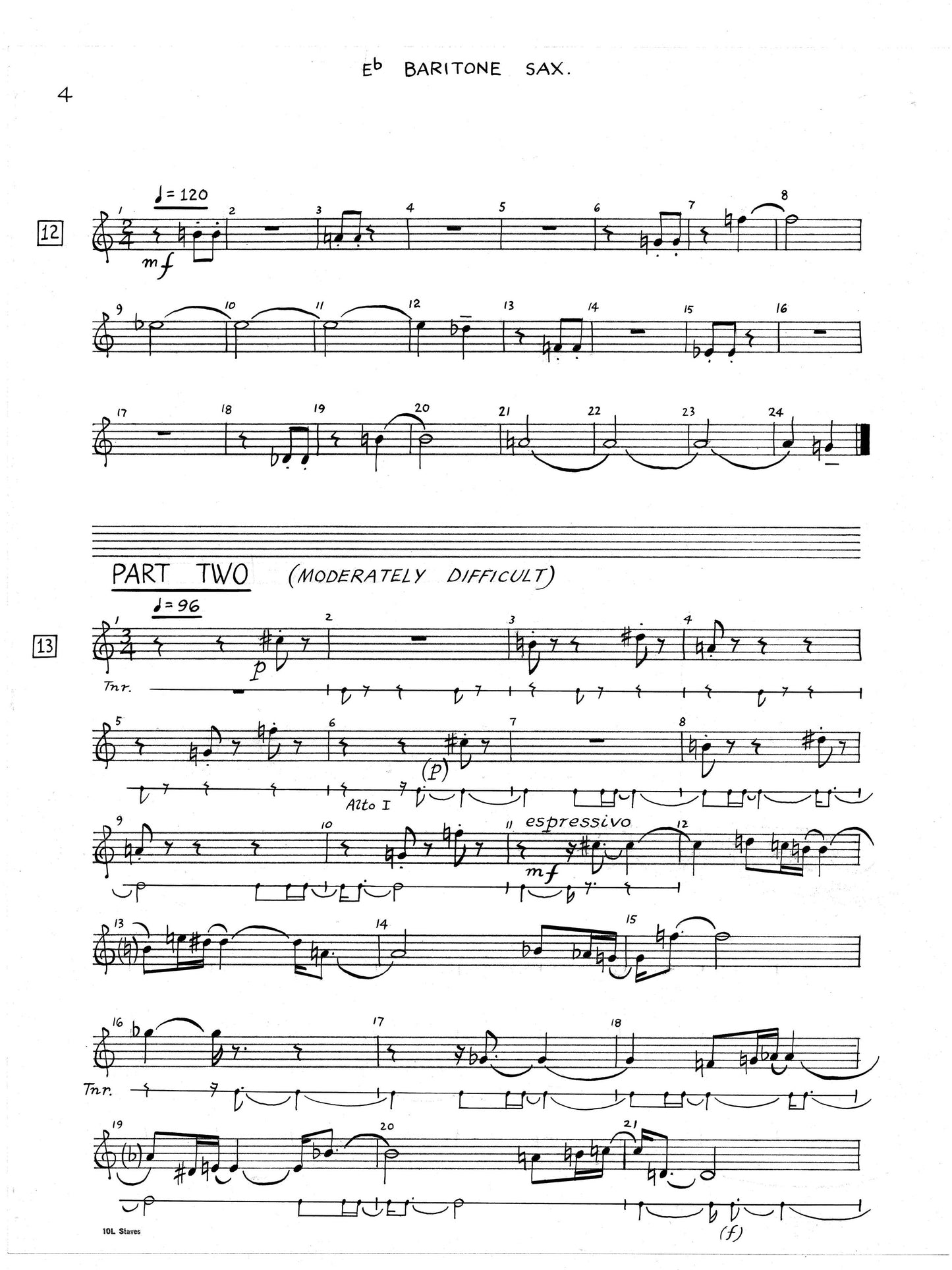 TWENTY-ONE QUARTETS FOR SAXOPHONES