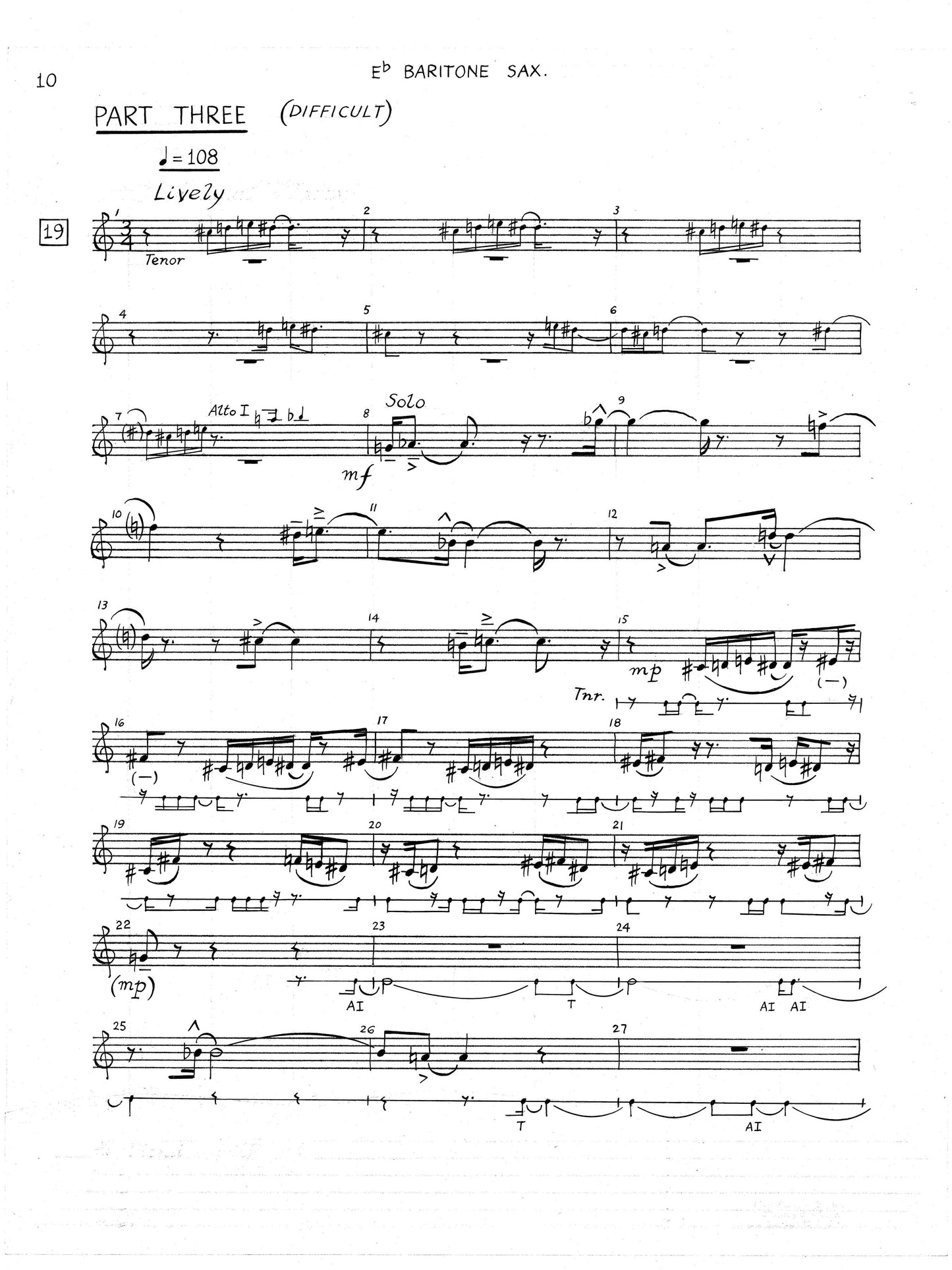 TWENTY-ONE QUARTETS FOR SAXOPHONES