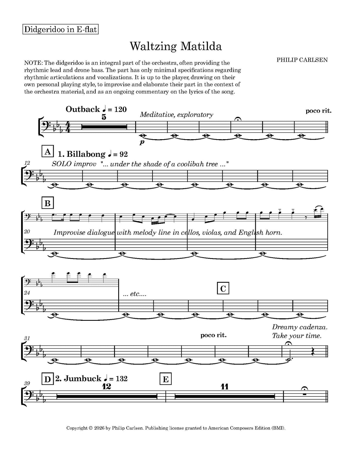 Waltzing Matilda