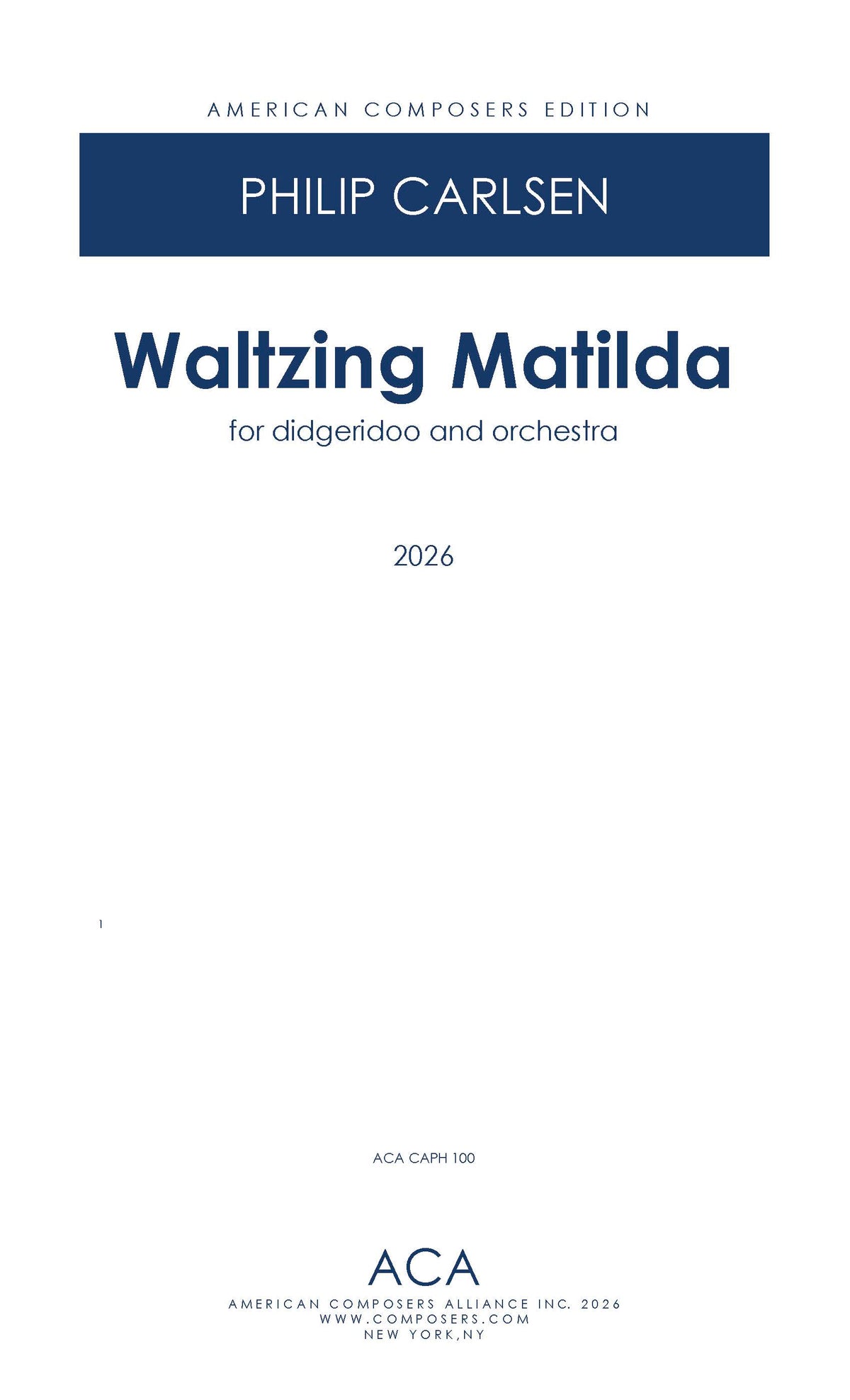 Waltzing Matilda