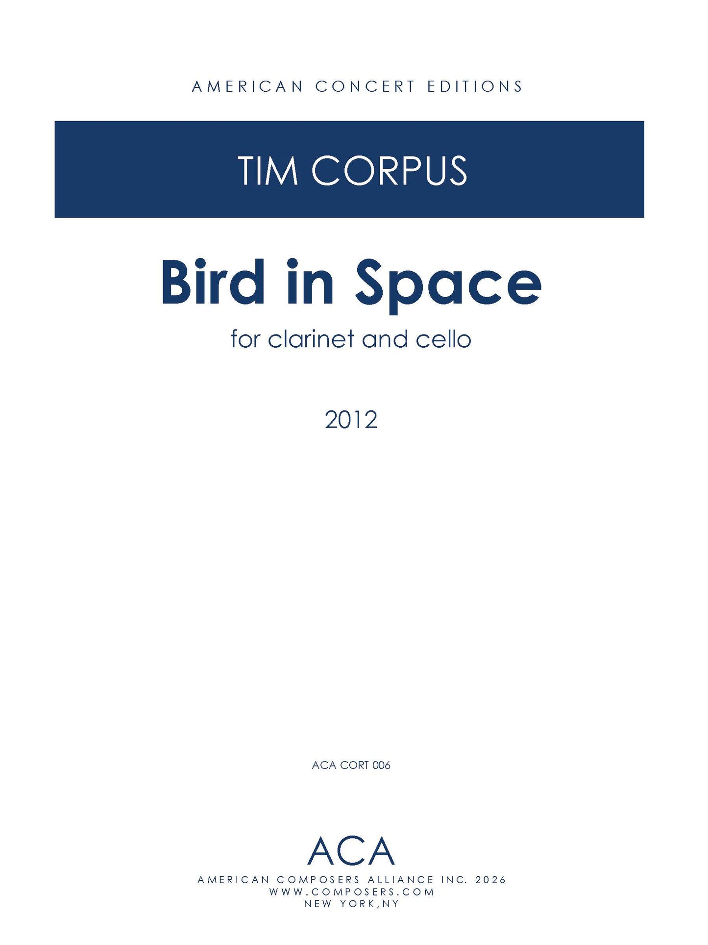 Bird in Space