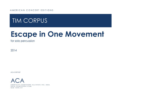 Escape in One Movement