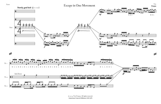 Escape in One Movement