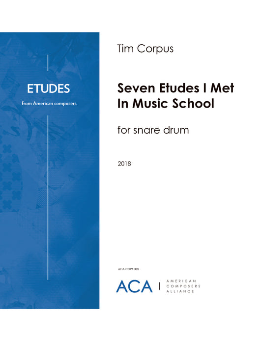Seven Etudes I Met In Music School