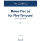 Three Pieces for Five Timpani
