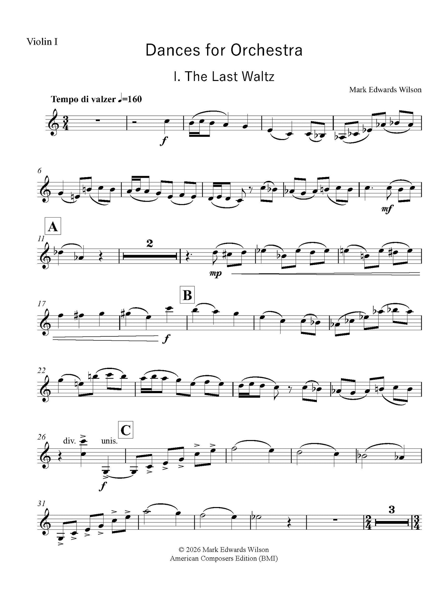 Dances for Orchestra