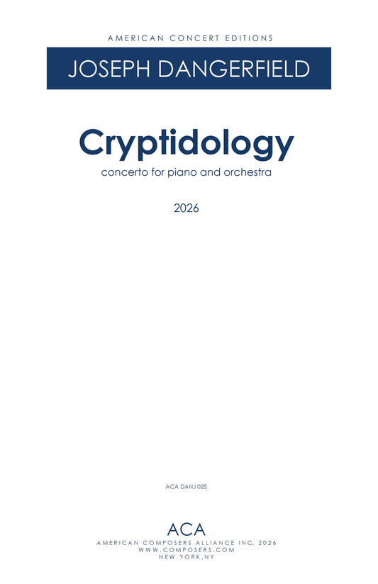 Cryptidology: Concerto for Piano and Orchestra