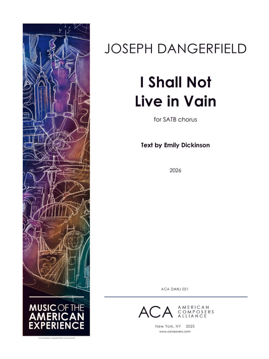 I Shall Not Live in Vain