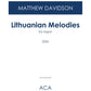 Lithuanian Melodies for Organ