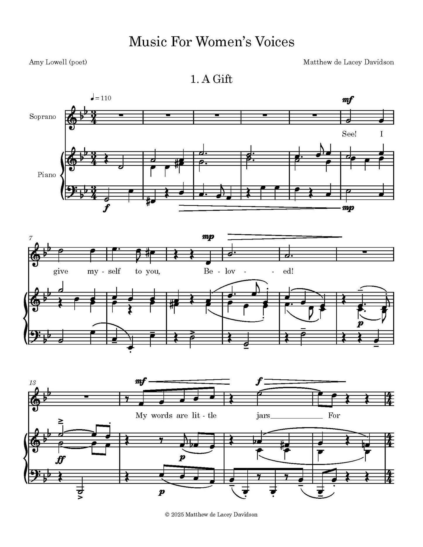 Music for Women's Voices