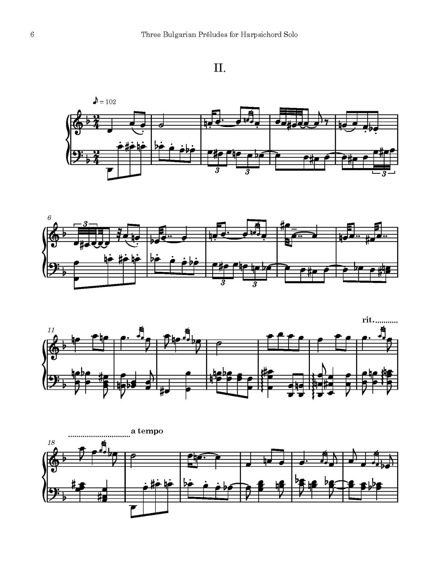 Three Bulgarian Préludes
