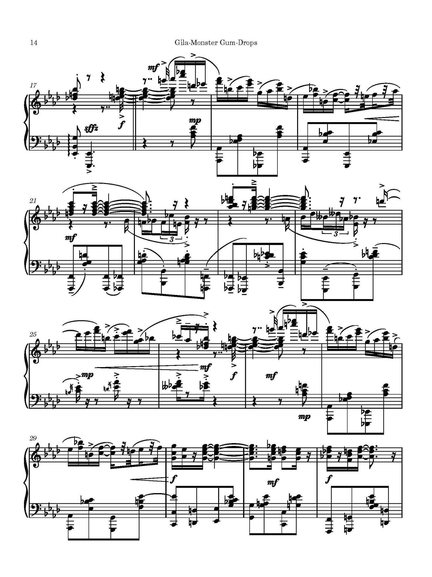 Three Ineffable Rags