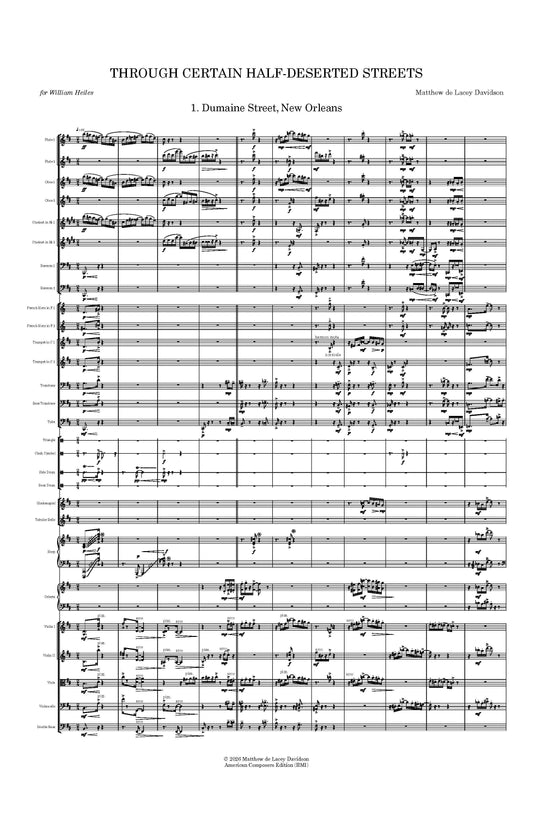 Through Certain Half-Deserted Streets - for Orchestra