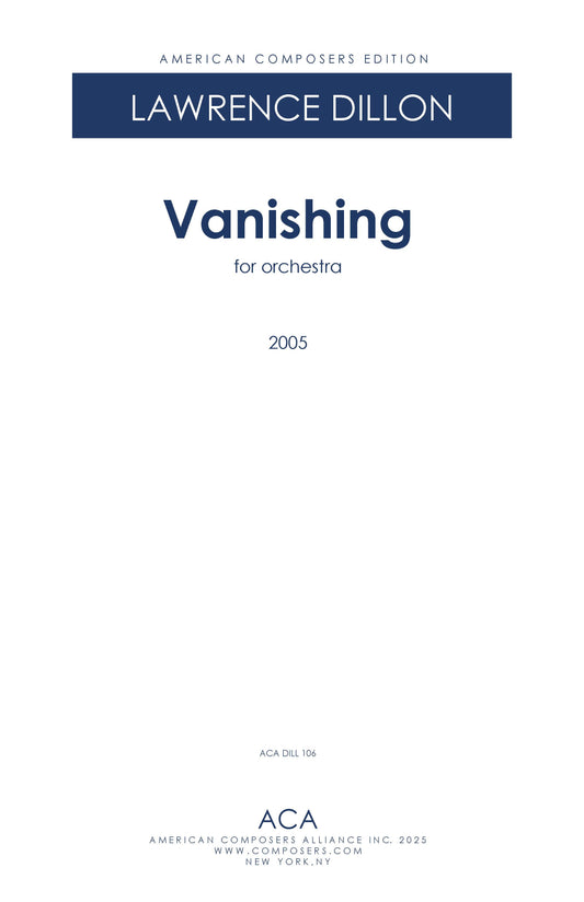 Vanishing