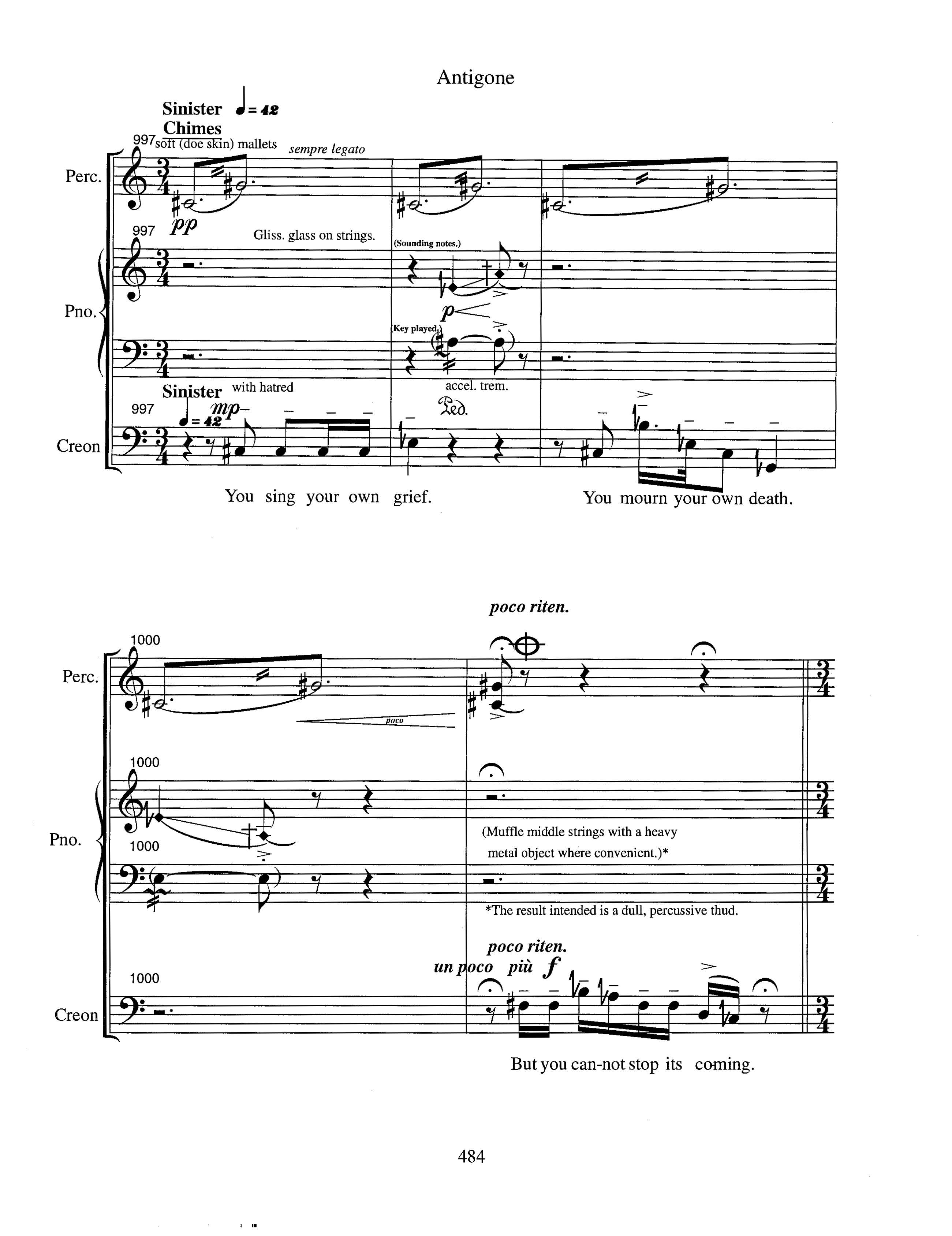 Antigone – American Composers Alliance