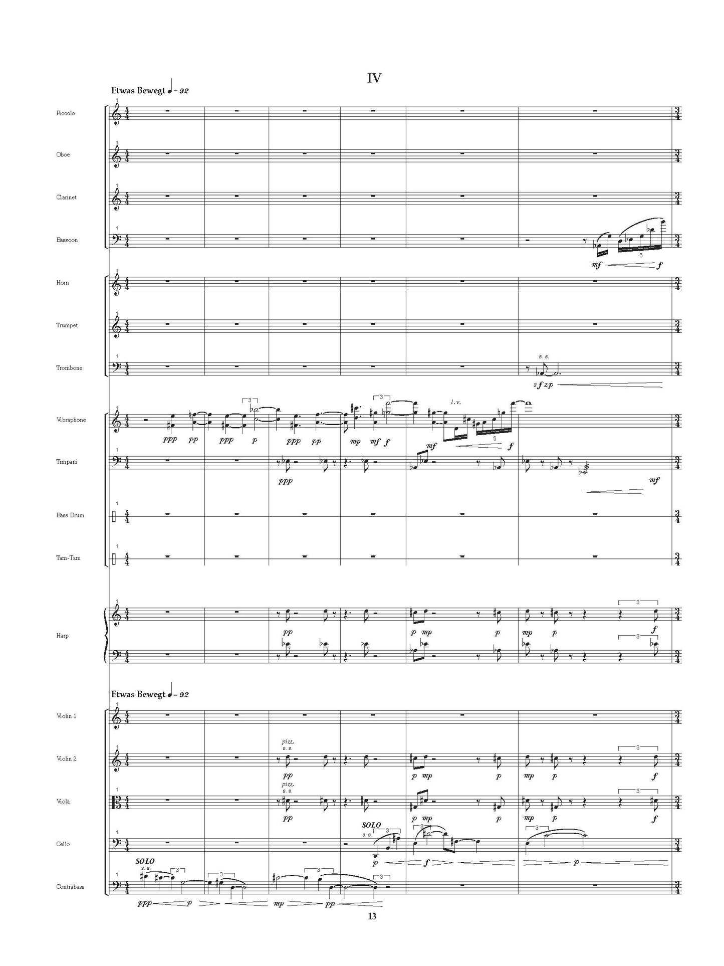 Five Pieces for Chamber Orchestra