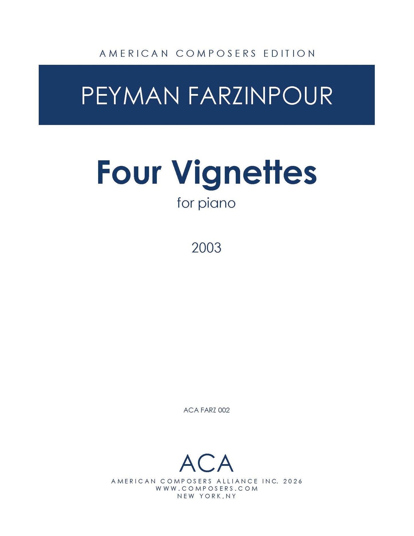 Four Vignettes