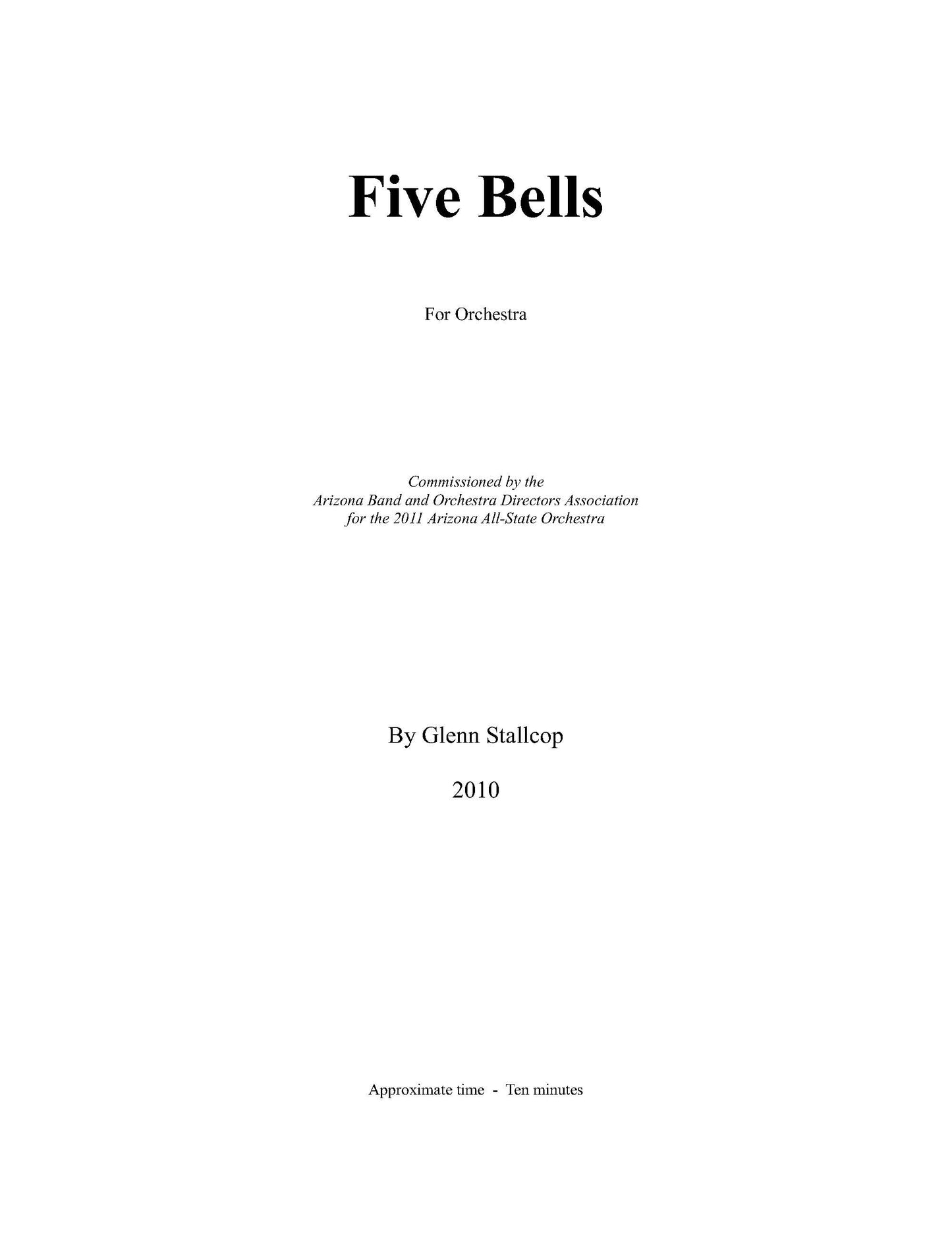 FIVE BELLS