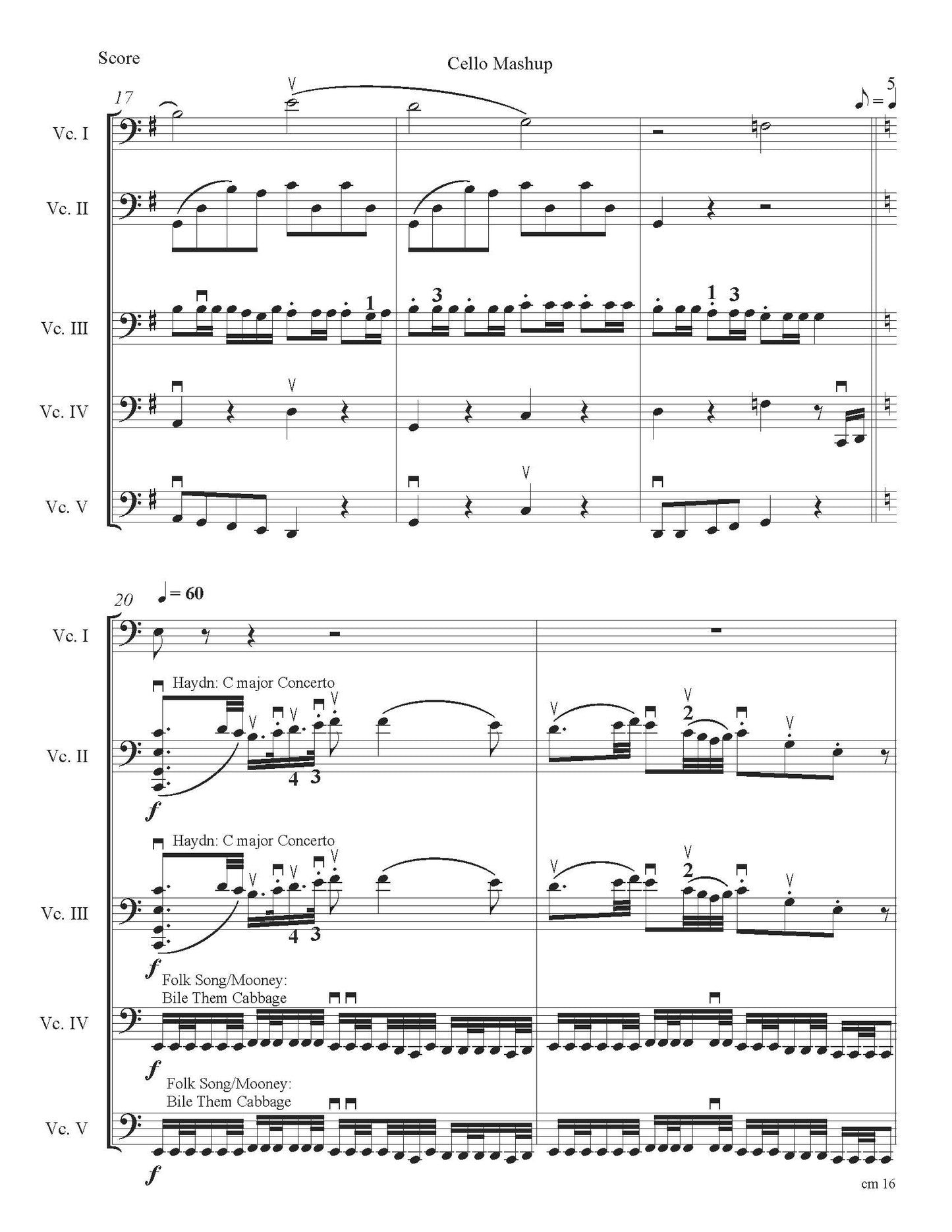 Cello Mashup
