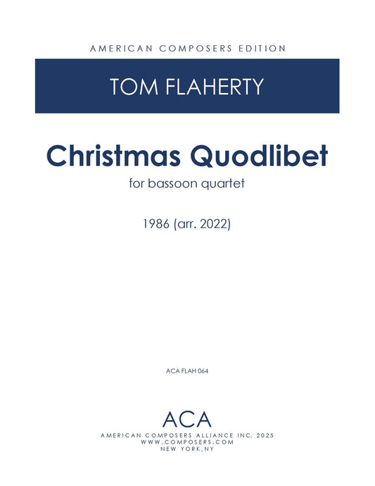 Christmas Quodlibet - 4 Bassoons
