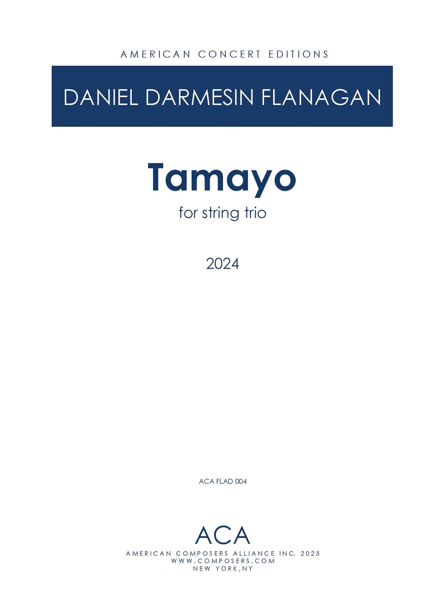 Tamayo for String Trio