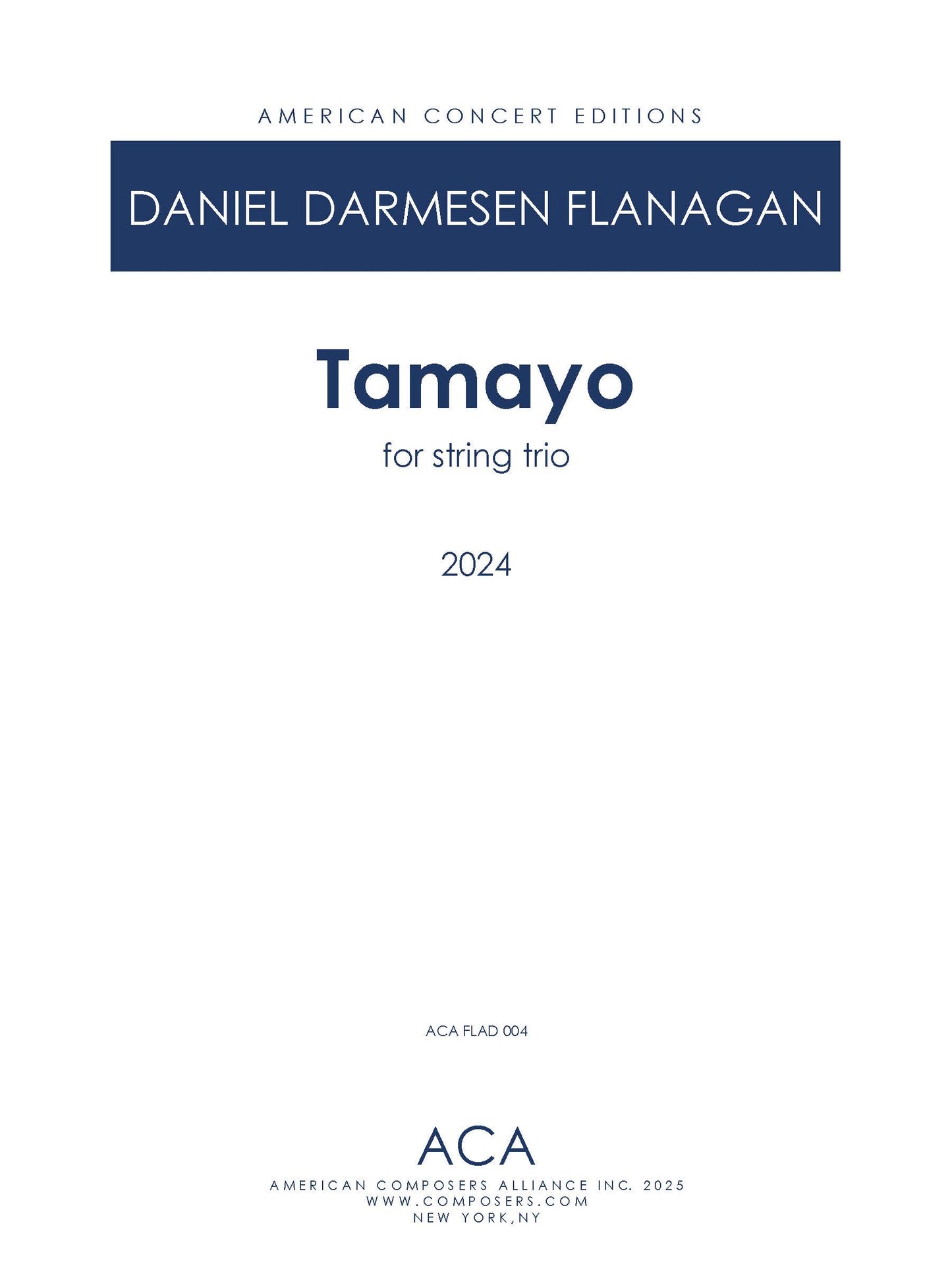 Tamayo for String Trio