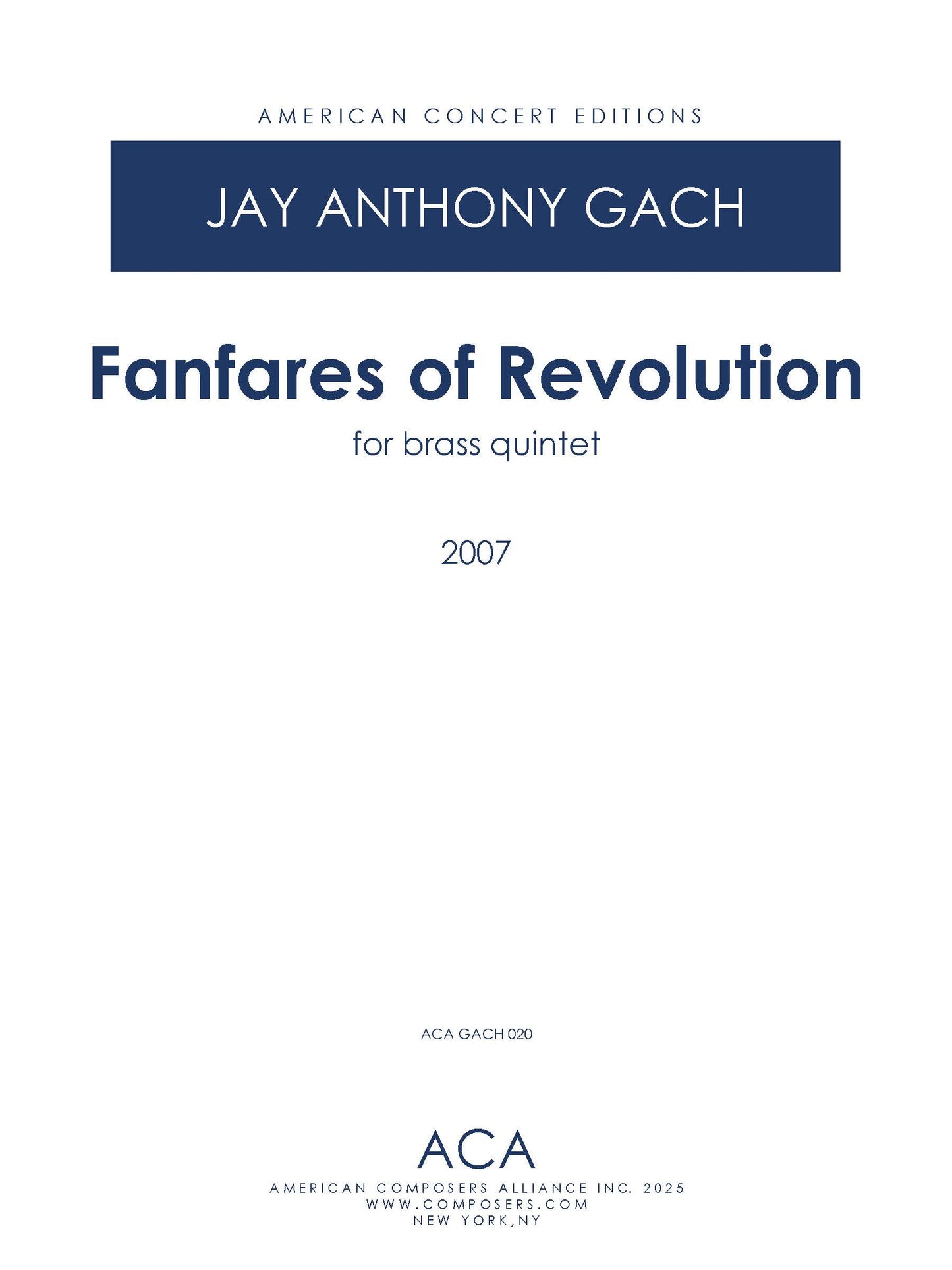Fanfares of Revolution