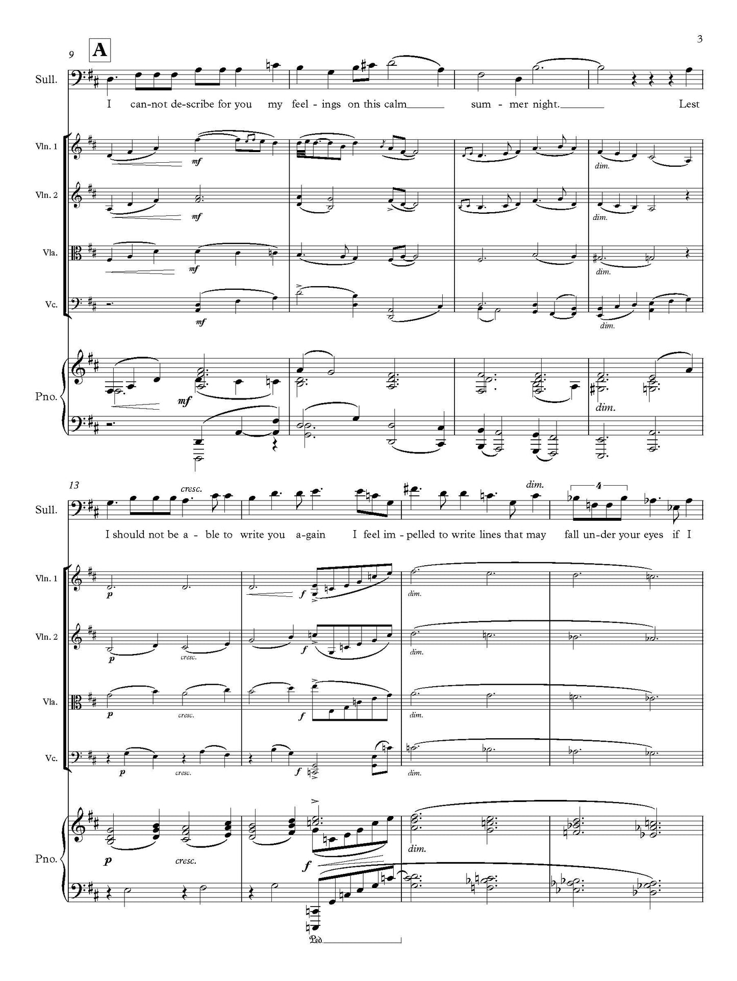 "My Very Dear Sarah..."