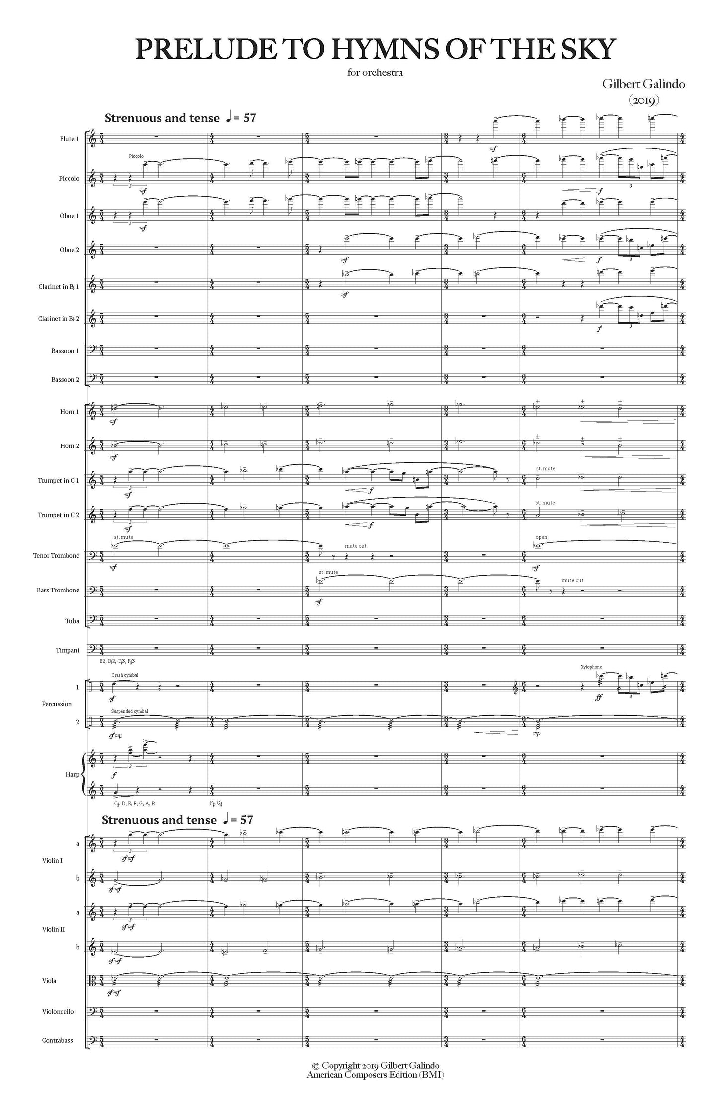 Prelude to Hymns of the Sky