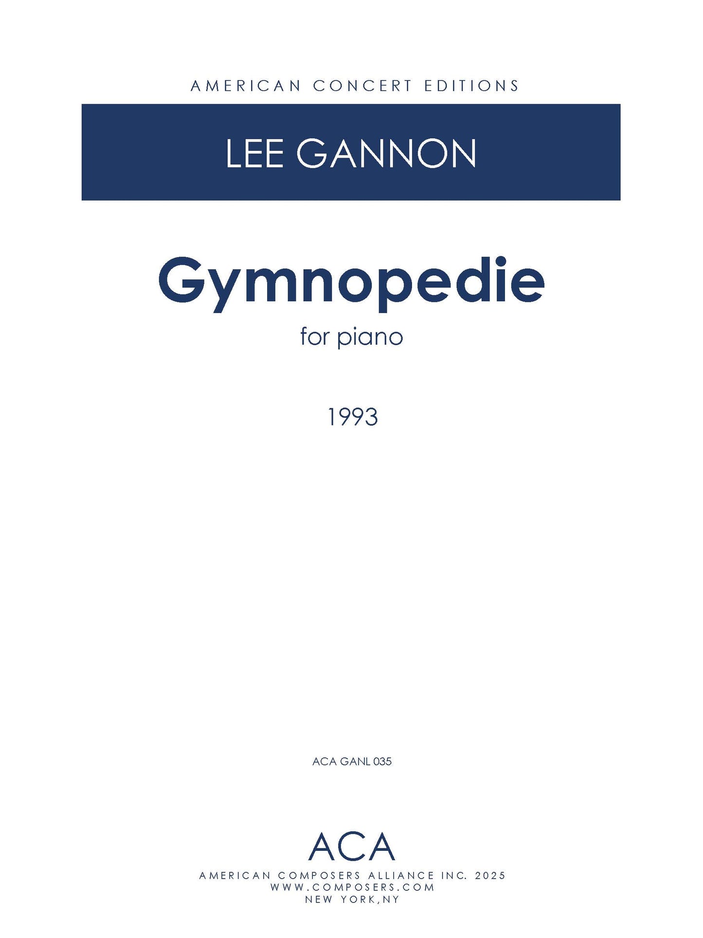 Gymnopedie