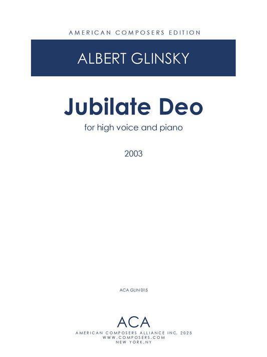 Jubilate Deo