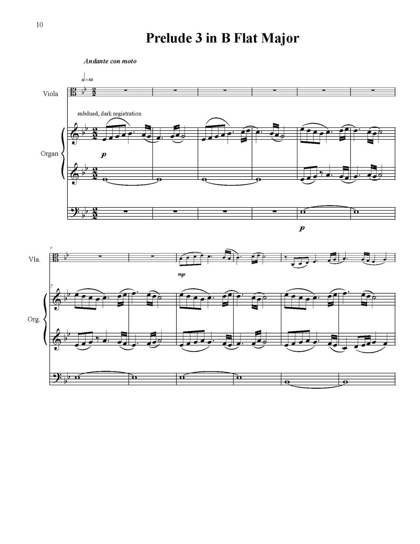 Eighteen Preludes for Organ and Viola