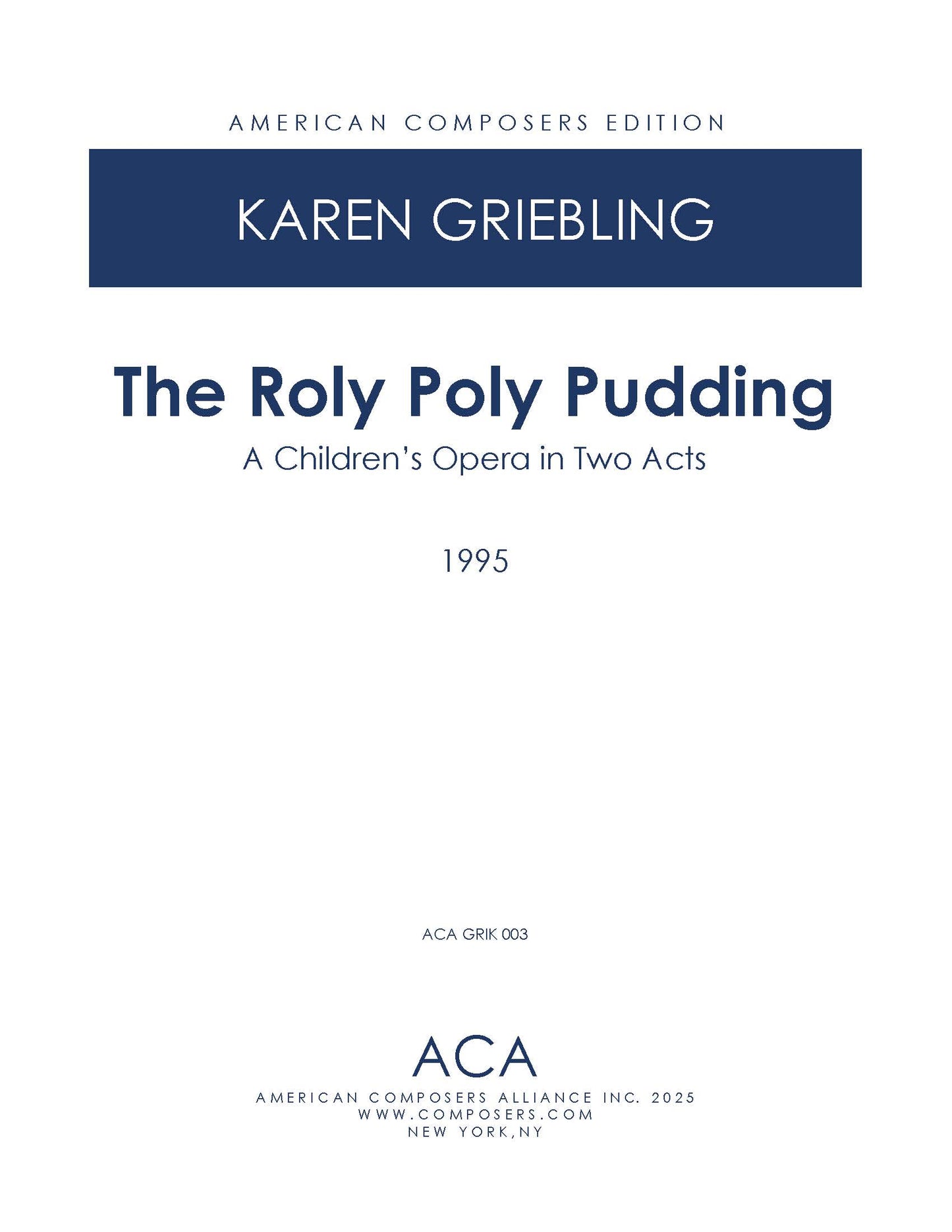 The Roly Poly Pudding