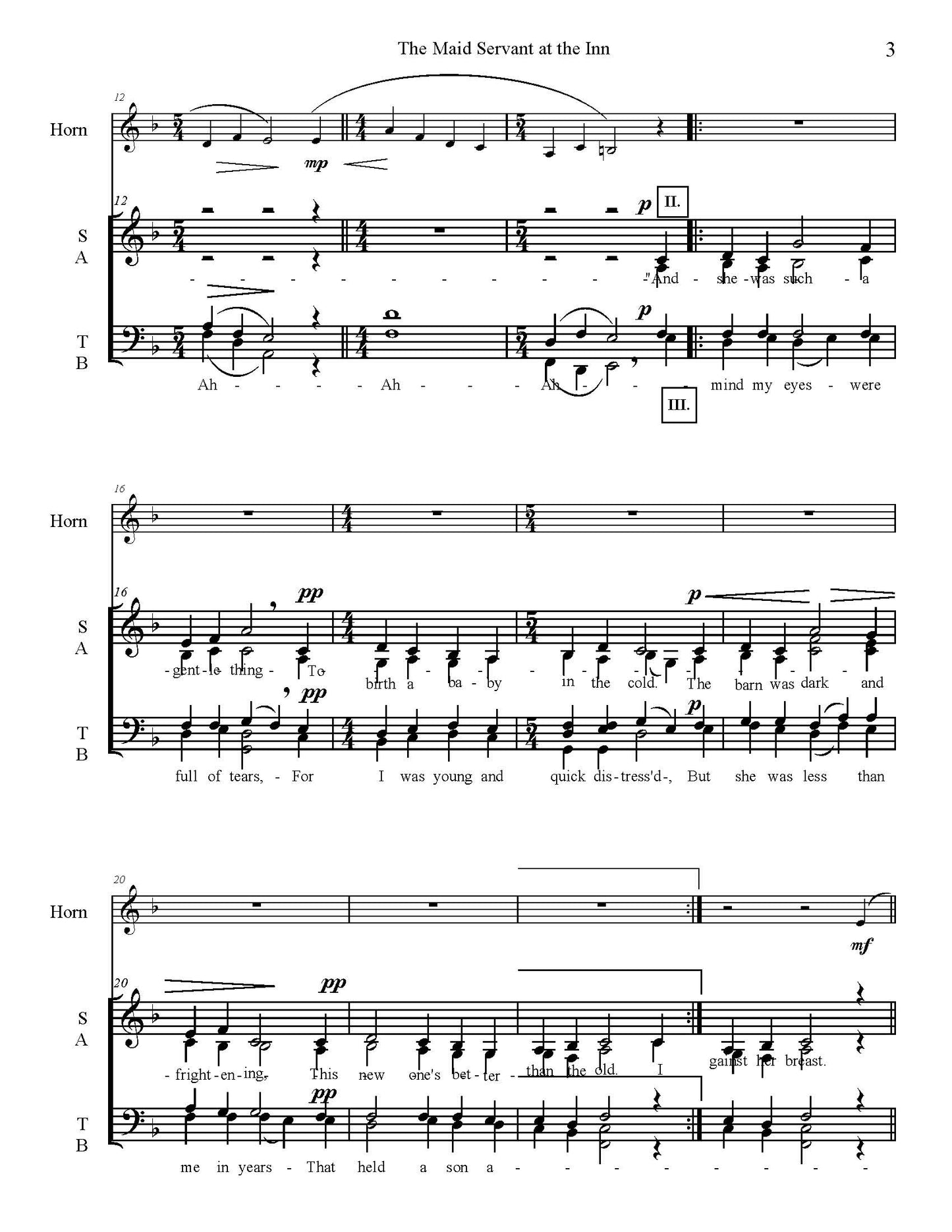 Two Carols for Advent