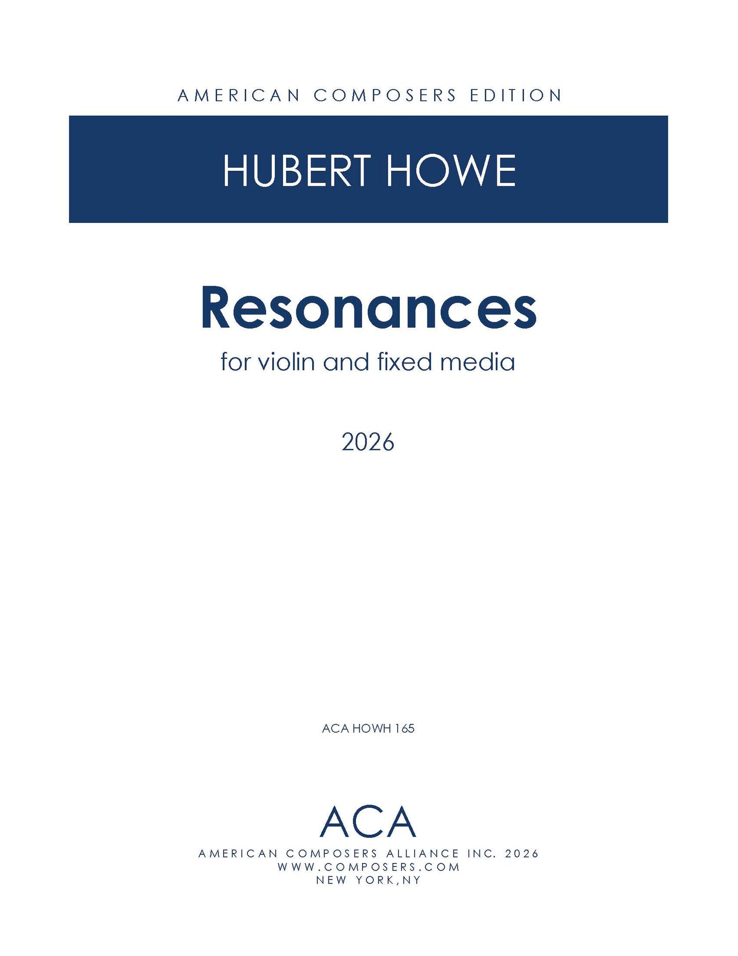 Resonances