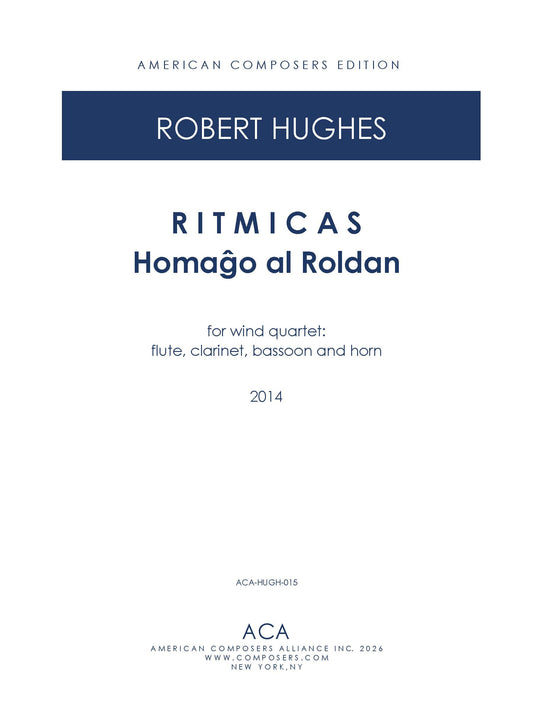 Ritmicas, Homaĝo to Amadeo Roldán