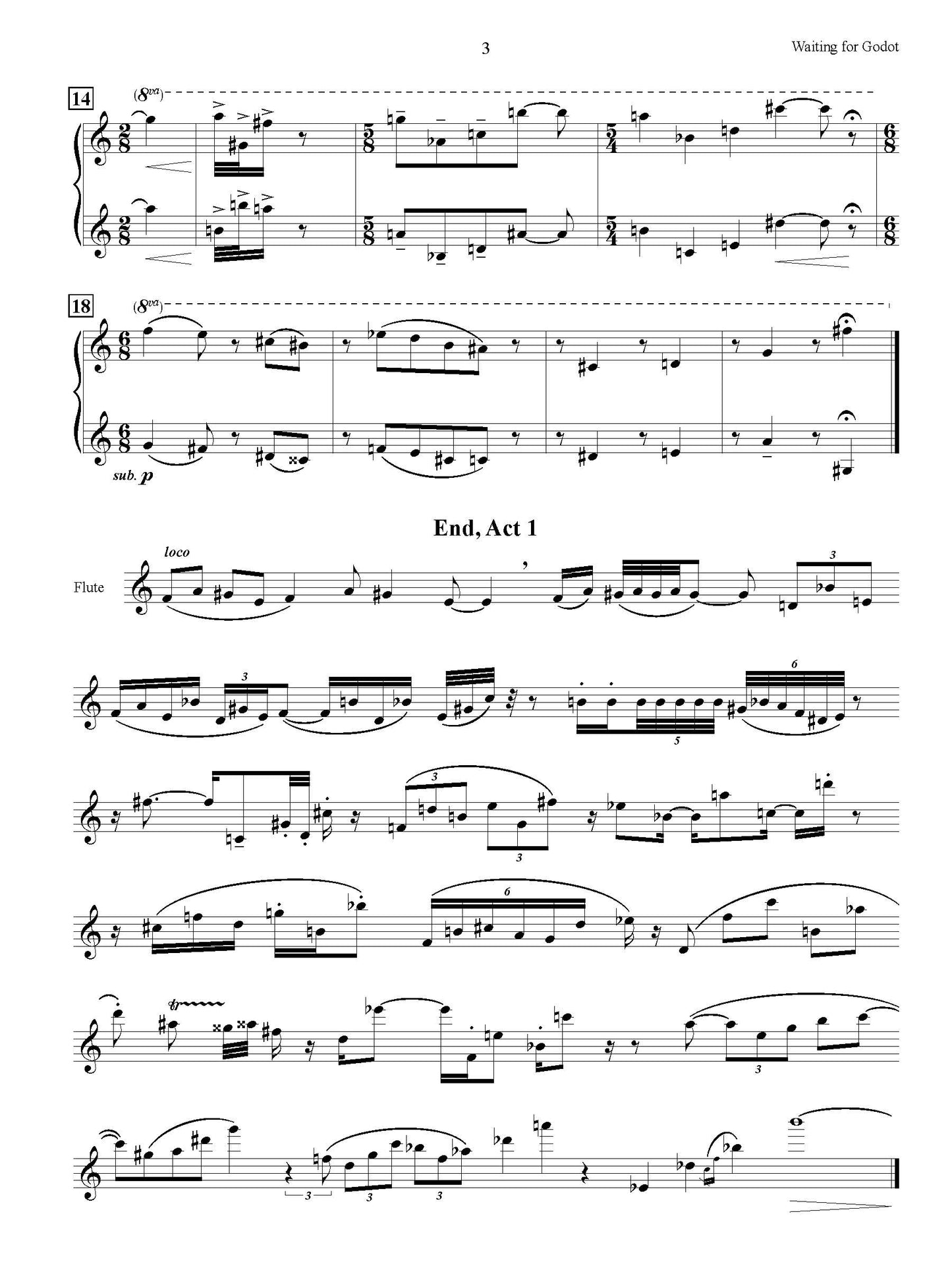 Incidental Music for Waiting for Godot