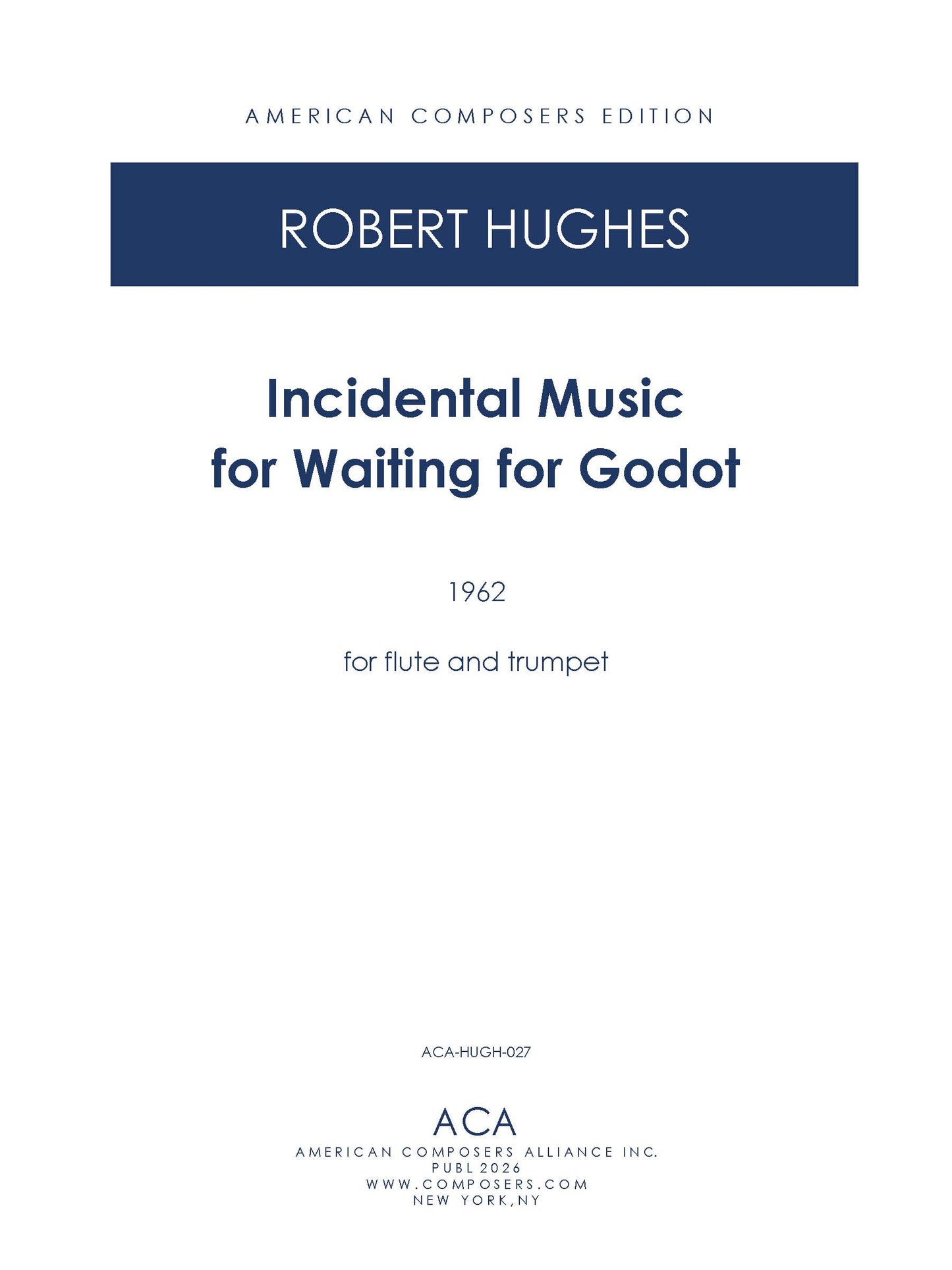 Incidental Music for Waiting for Godot