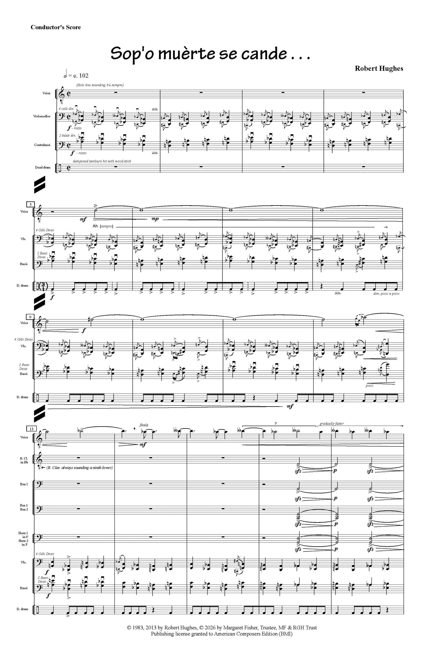 Sop'o muèrte se cande