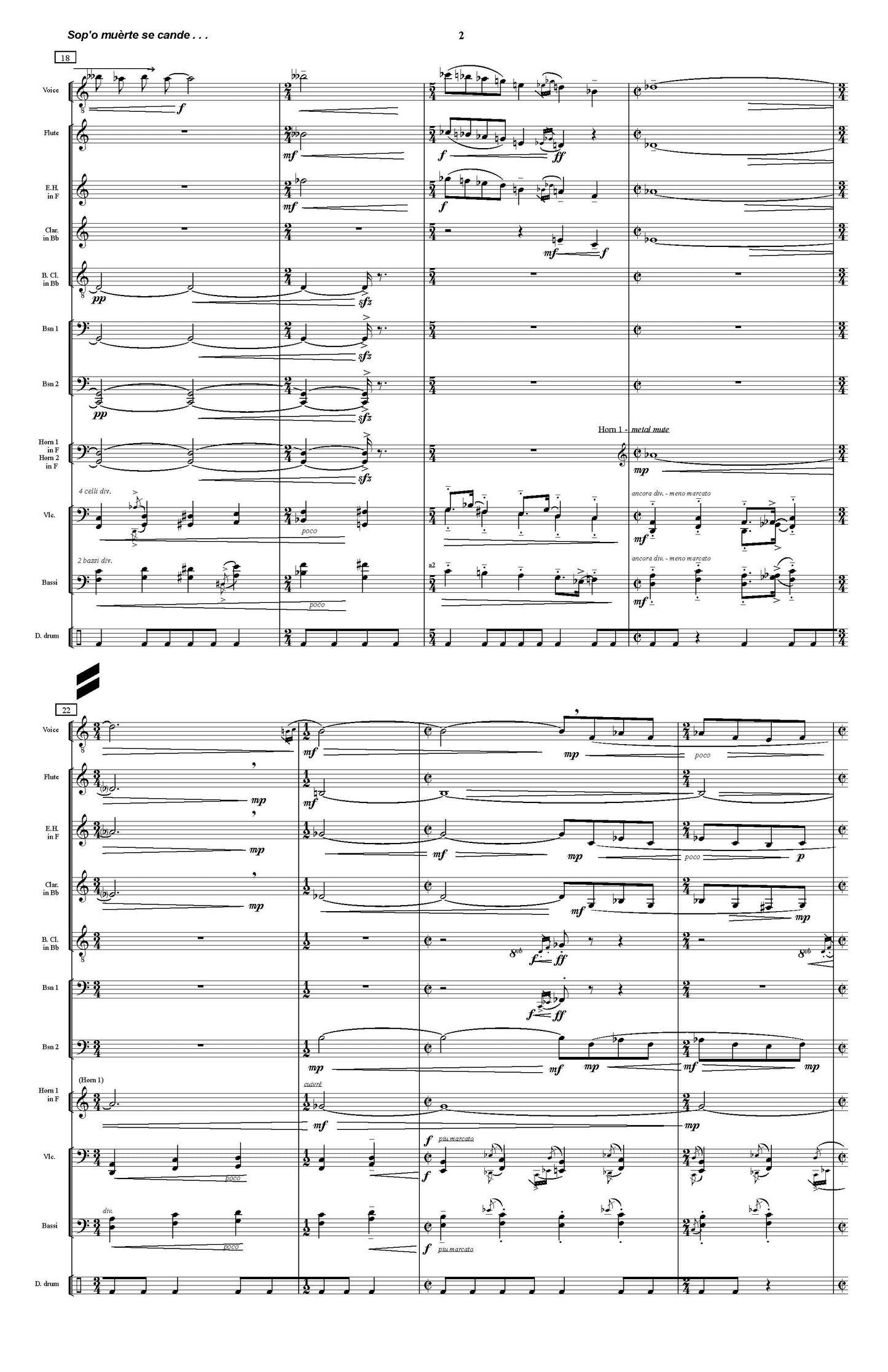 Sop'o muèrte se cande