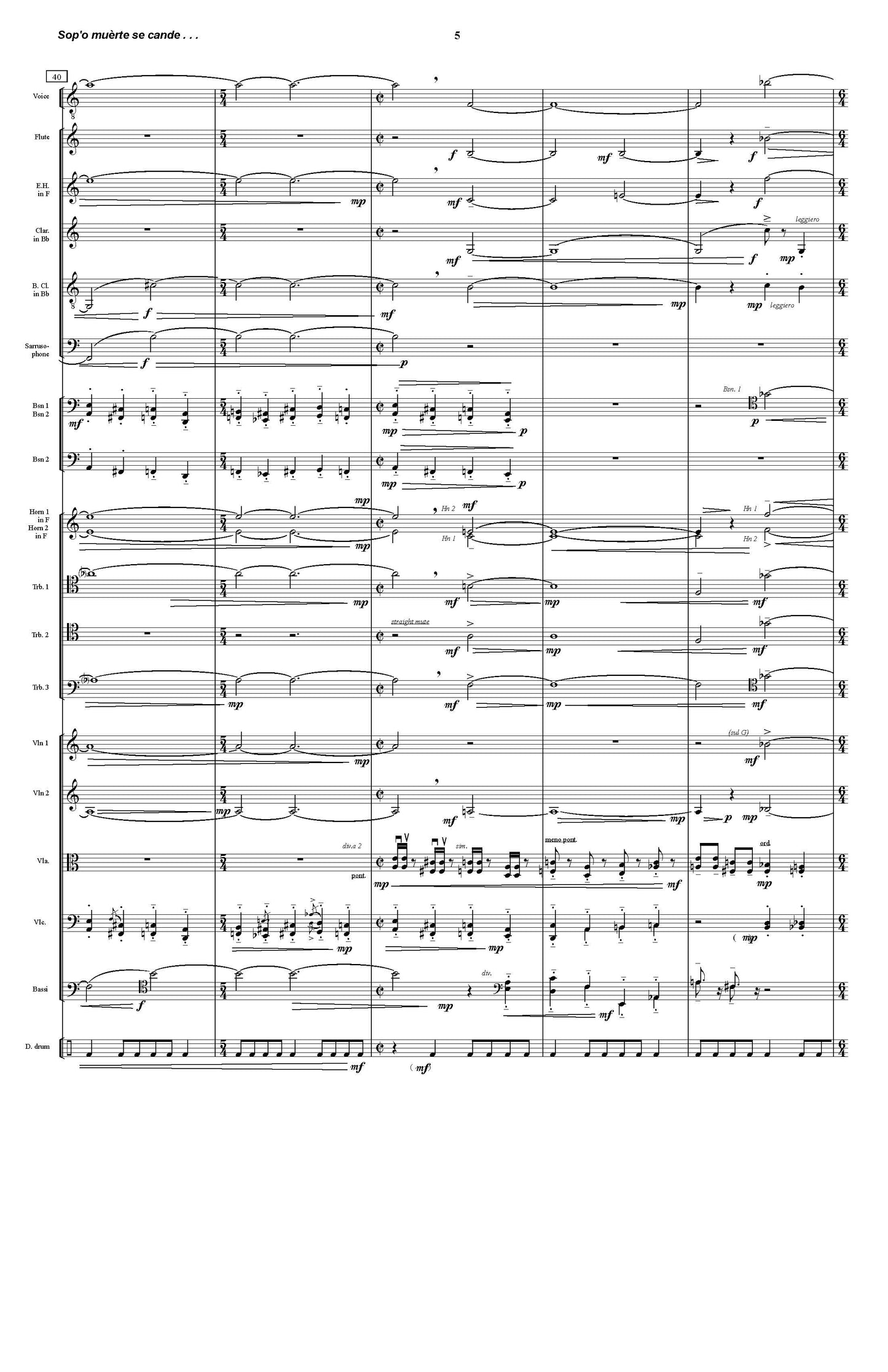 Sop'o muèrte se cande