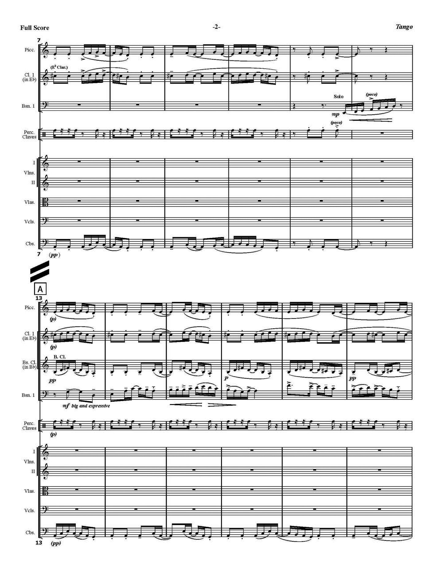 A Tango (from Dance Suite)