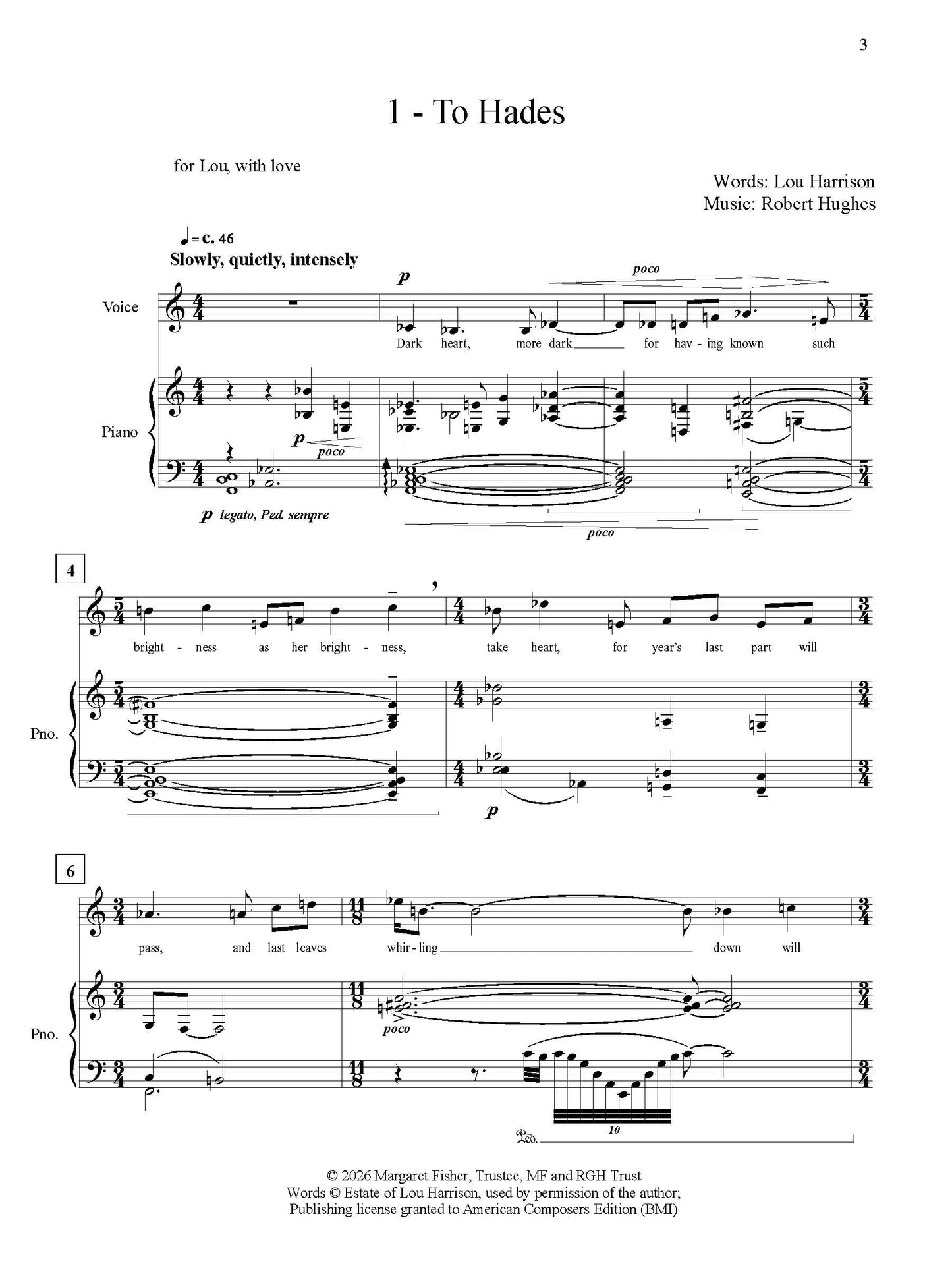 Three Poems of Lou Harrison