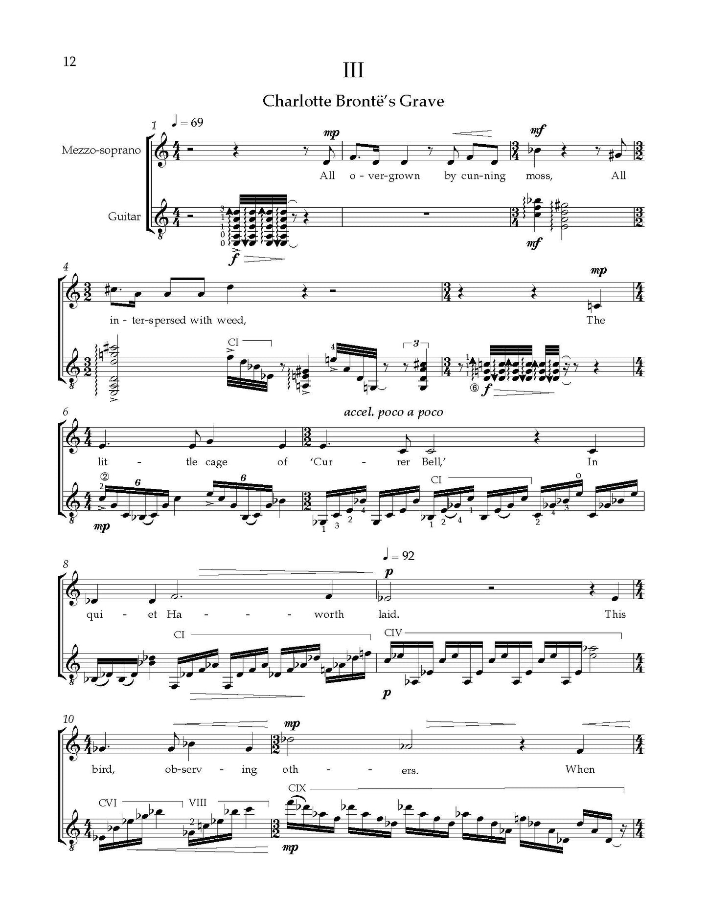 Three Songs on Poems of Emily Dickinson