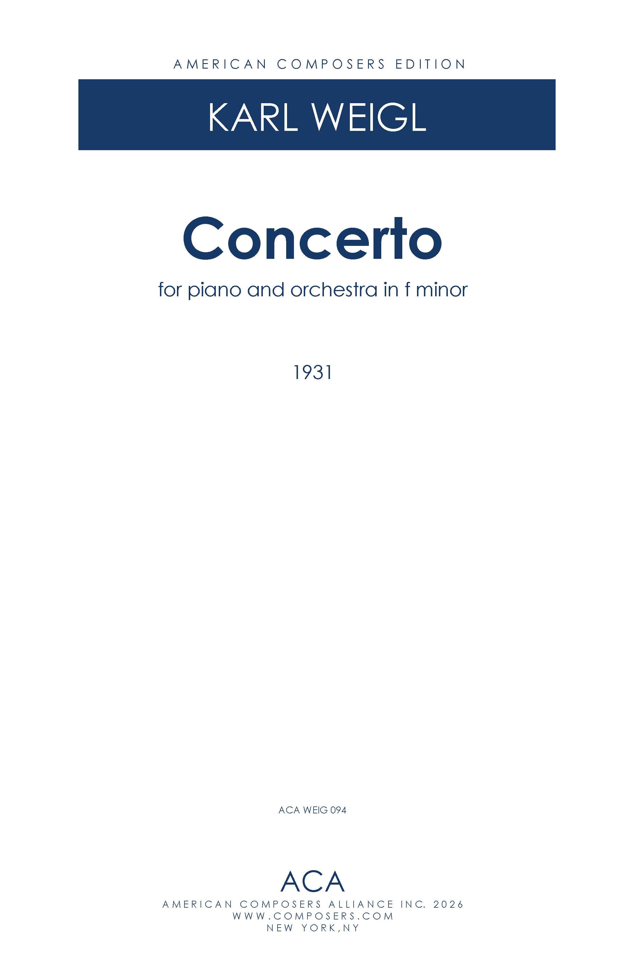 邦楽 LAREINE / Imperial Concerto Concerto for Piano and Orchestra in F Minor – American Composers