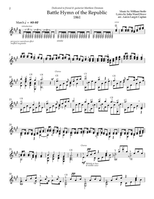 American Patriotic Songs Arranged for Guitar