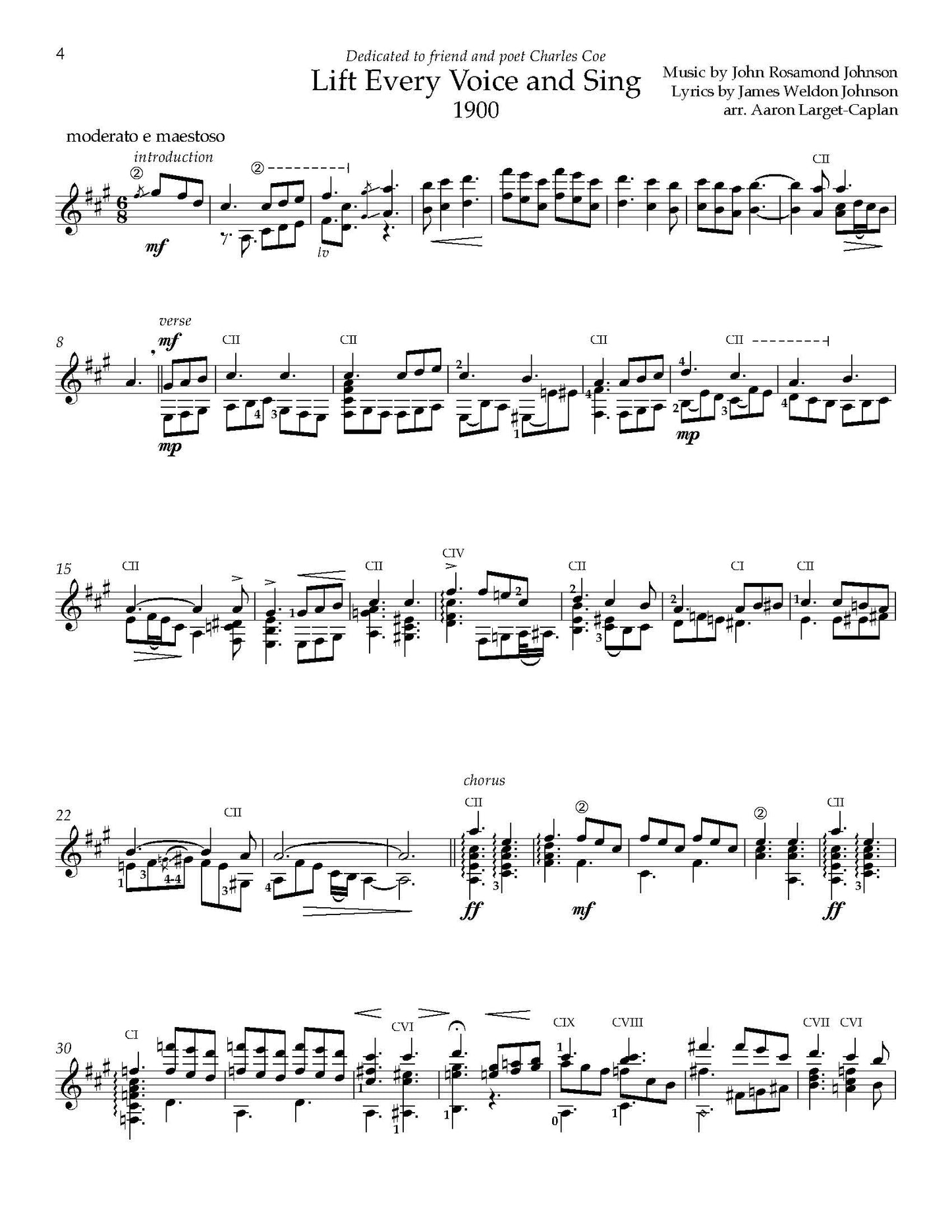 American Patriotic Songs Arranged for Guitar