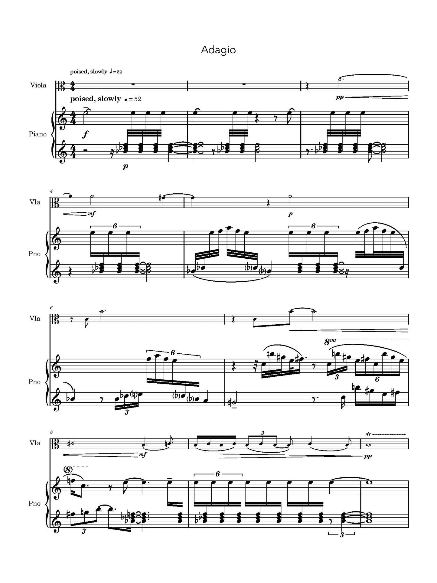 Sonata for Viola and Piano