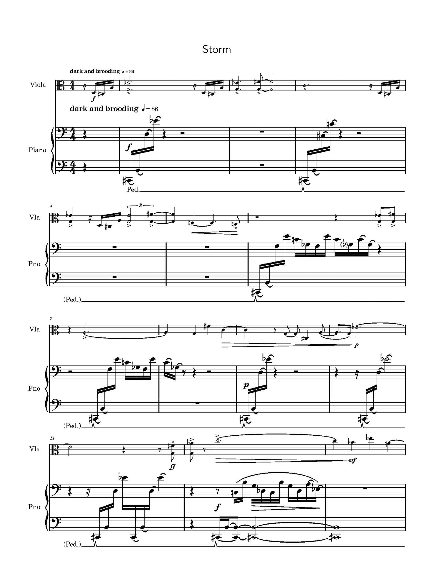 Sonata for Viola and Piano