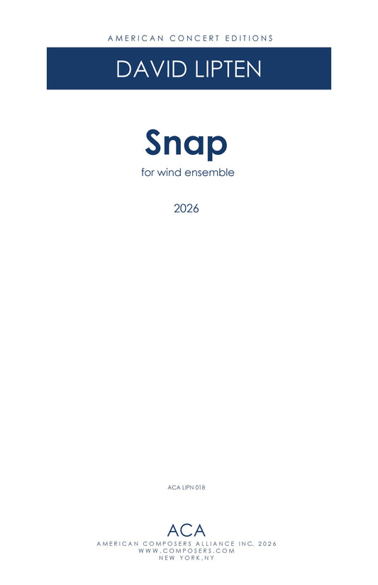 Snap for Wind Ensemble